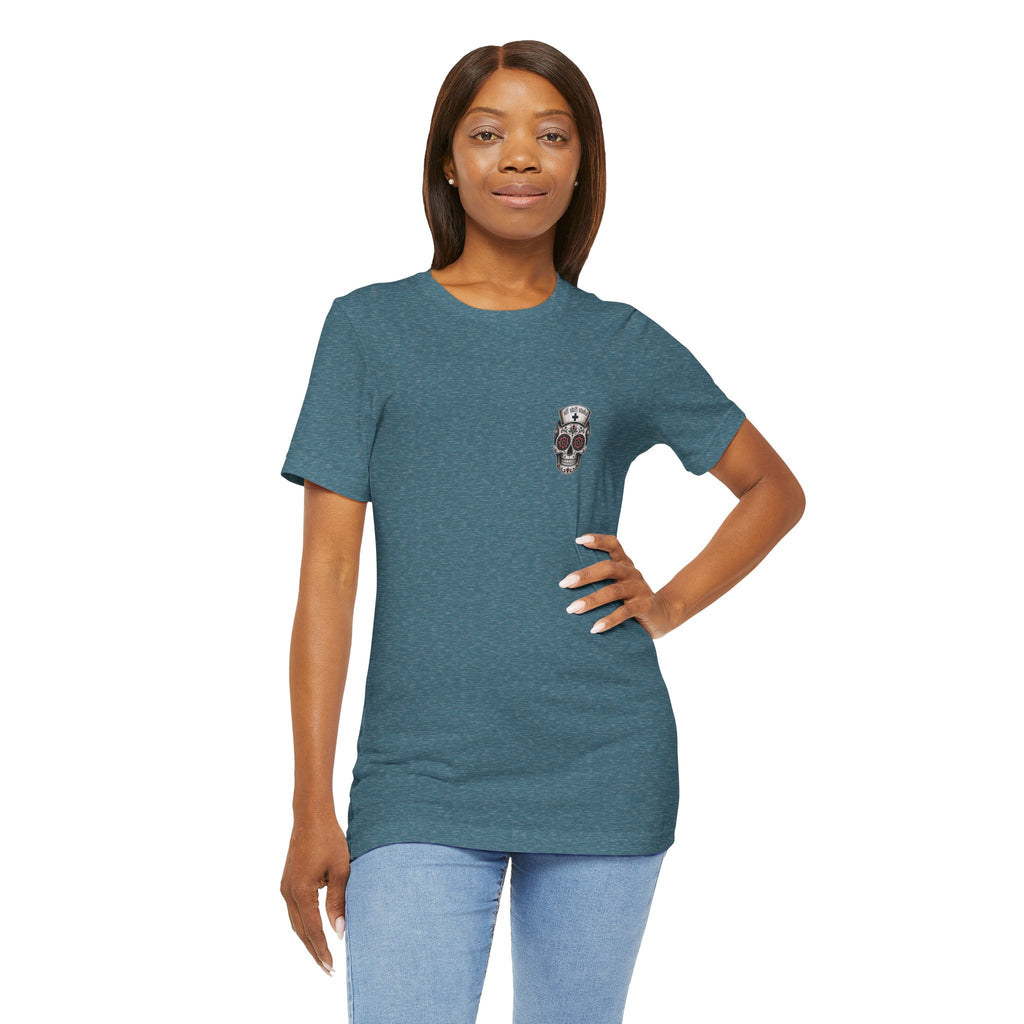 Registered Nurse Vintage Skull Tee | Tattoo Style RN Shirt | Nurse Gift | Floral Skull Graphic Tee | Bella Canvas | Off Shift Studio