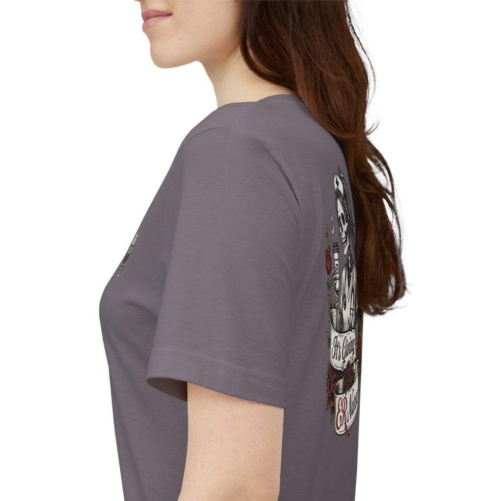 It's Giving ER Nurse Shirt | Funny ER Nurse Tee | Emergency Room Nurse Gift | Gothic Skeleton Nurse Shirt | Tattoo Style Healthcare T-Shirt