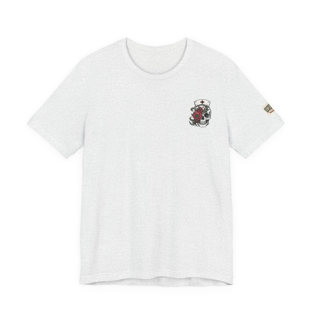 Salty Like Normal Saline Tee — Floral Nurse Medical T-Shirt