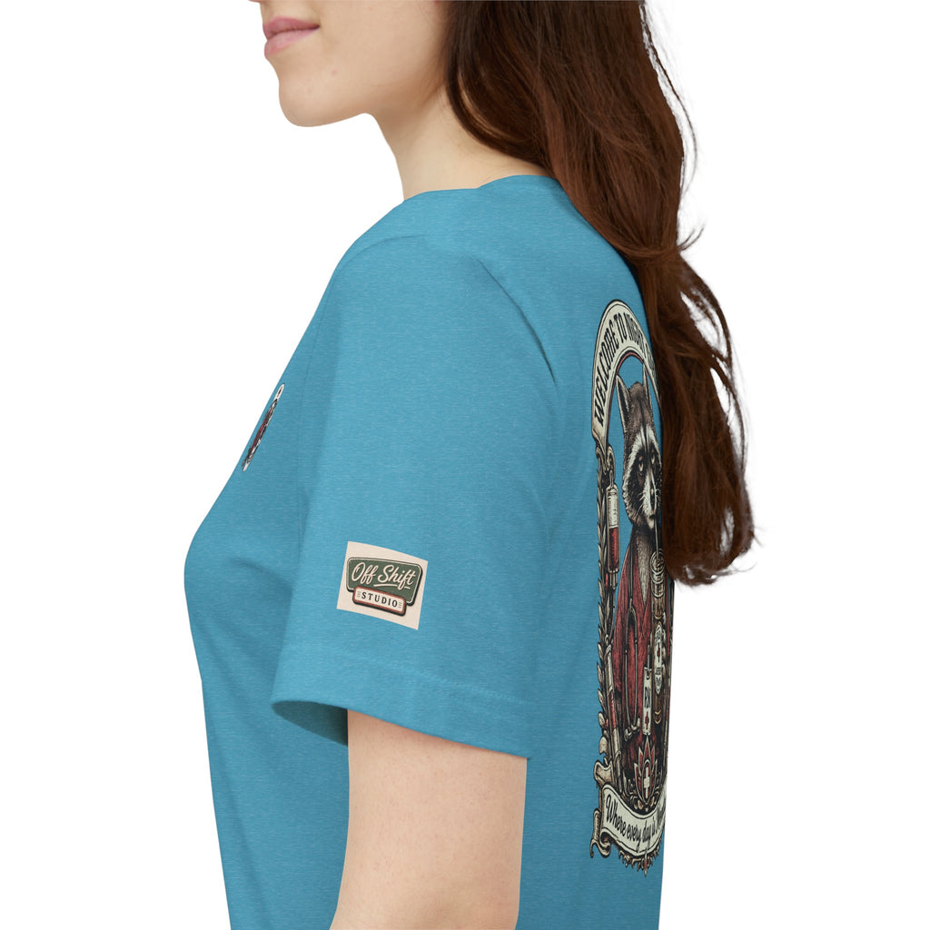 Night Shift Raccoon Nurse T-Shirt — "Welcome to Night Shift" Work Tee for Nurses & Healthcare