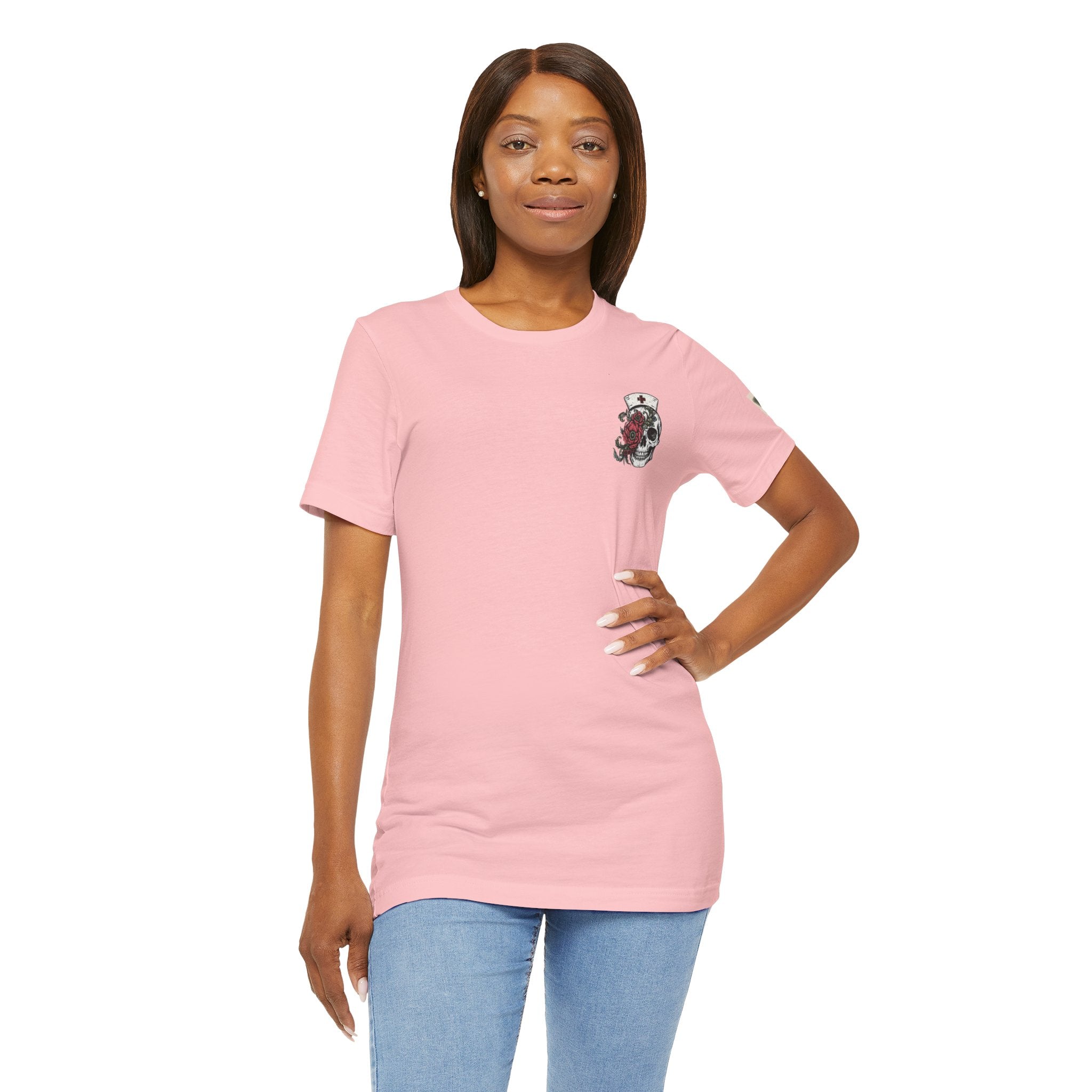 The Tortured Nurses Tee | Gothic Nurse Skull Shirt | Vintage Tattoo Medical Graphic Tee
