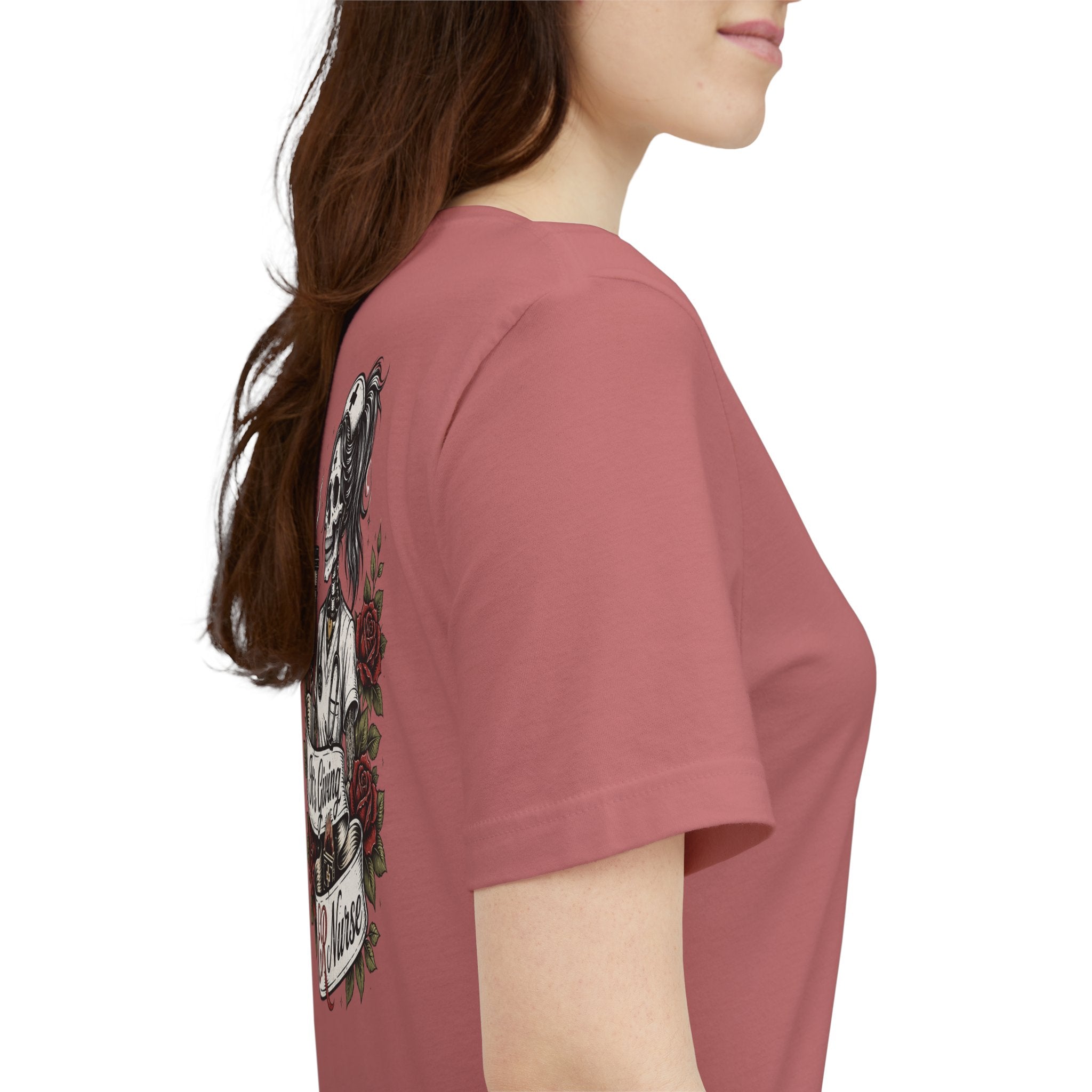 ER Nurse Skull Tee — "It's Giving ER Nurse" Graphic T-Shirt