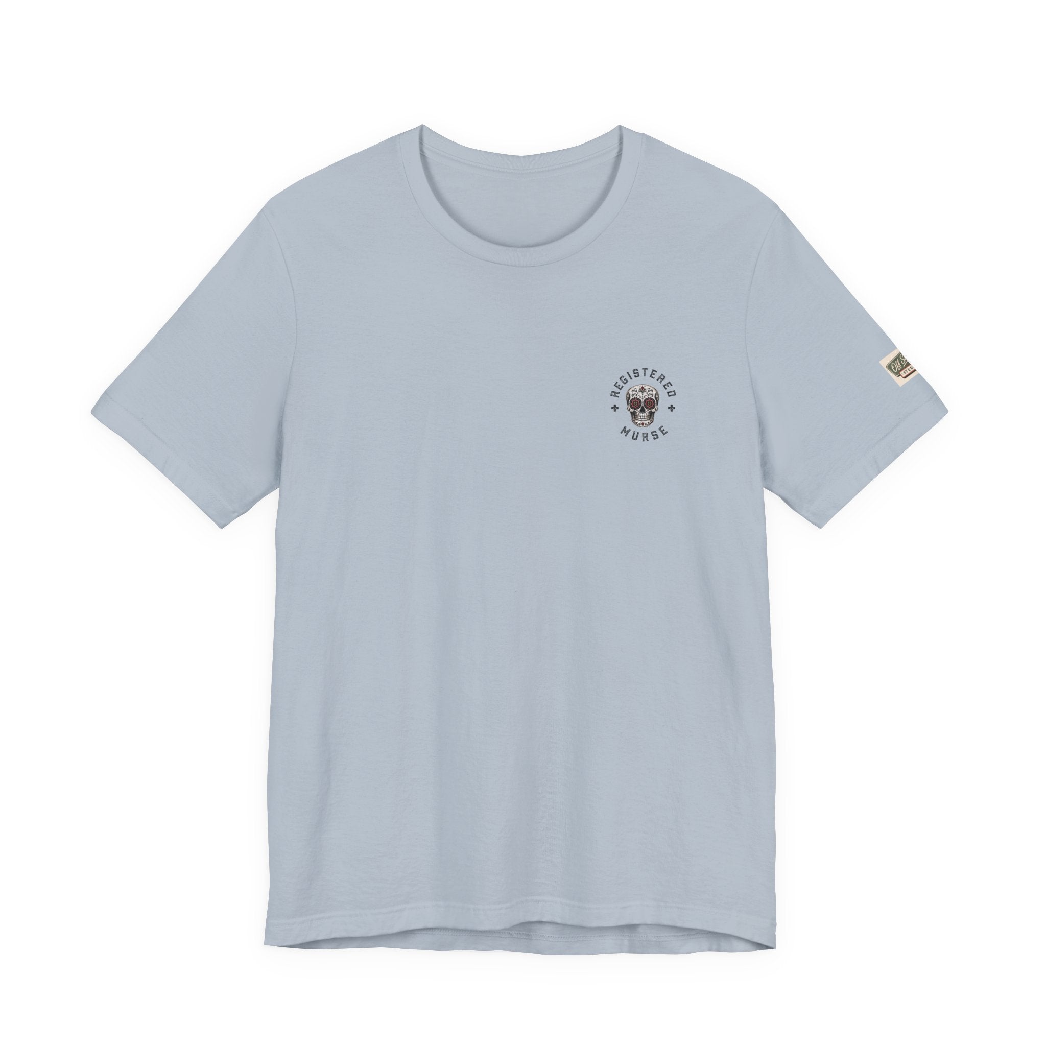 Murse Skeleton Nurse Graphic Tee — Back Print | Male Nurse Gift