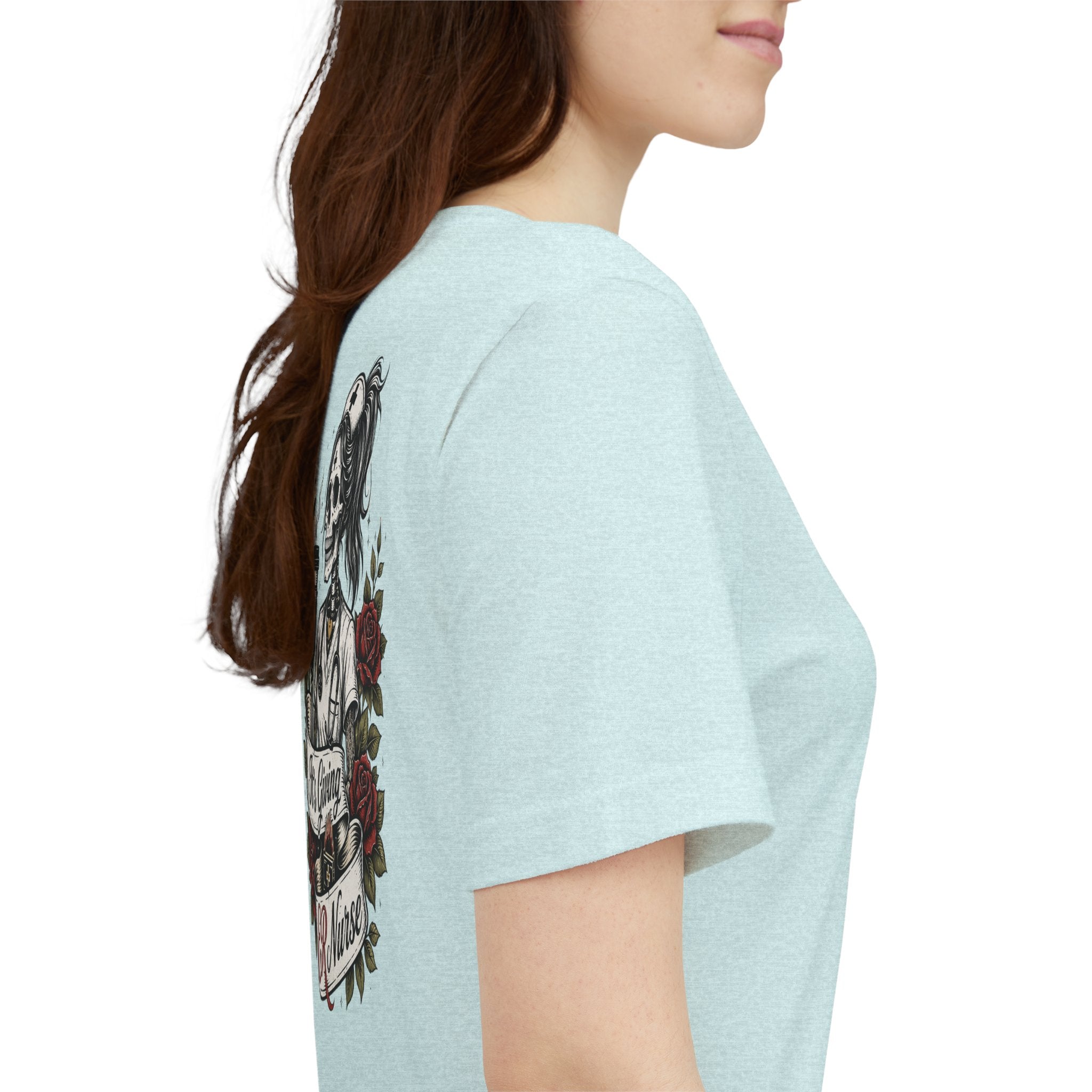 ER Nurse Skull Tee — "It's Giving ER Nurse" Graphic T-Shirt