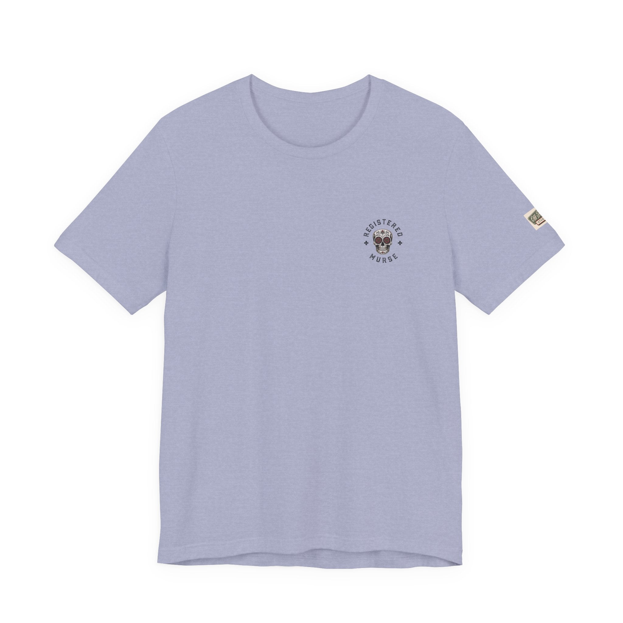 Murse Skeleton Nurse Graphic Tee — Back Print | Male Nurse Gift