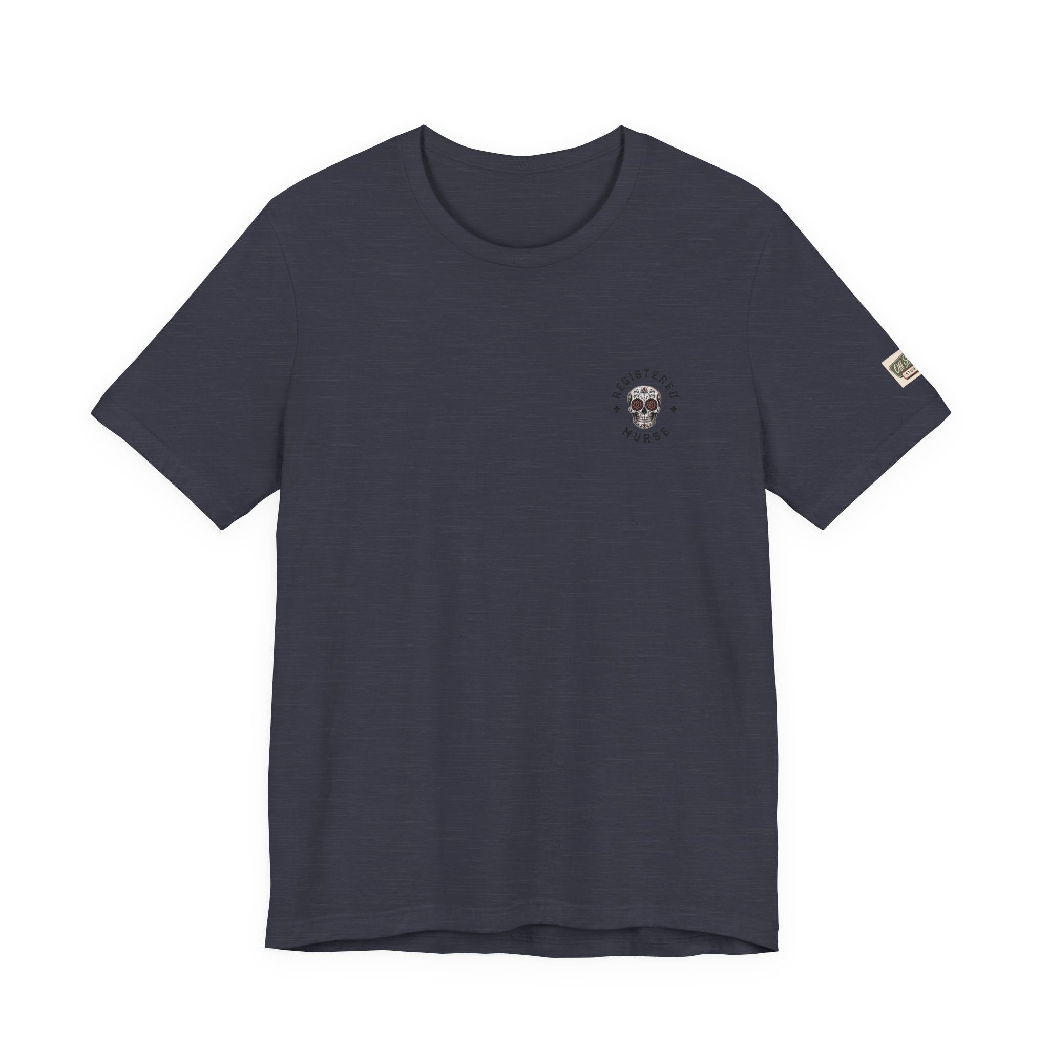 Murse Skeleton Nurse Graphic Tee — Back Print | Male Nurse Gift