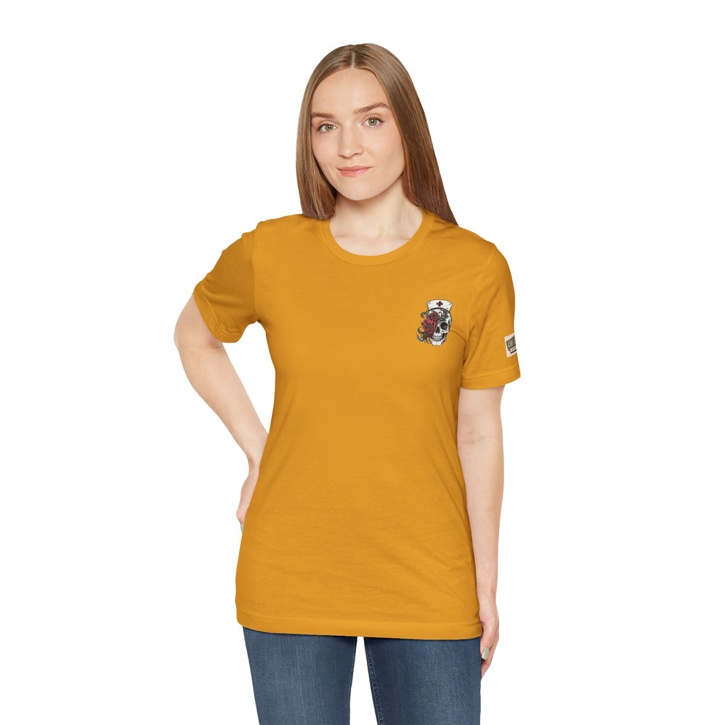 Fluent in Sarcasm & Medical Terminology Nurse Shirt | ER Nurse Graphic Tee | Funny Nurse Gift | Medical Humor Shirt | Bella Canvas 3001 | RN Gift