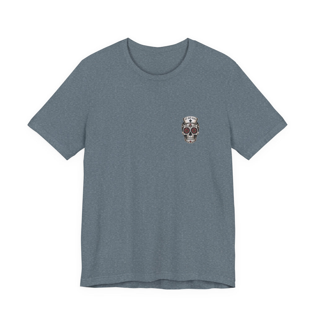 Registered Nurse Vintage Skull Tee | Tattoo Style RN Shirt | Nurse Gift | Floral Skull Graphic Tee | Bella Canvas | Off Shift Studio